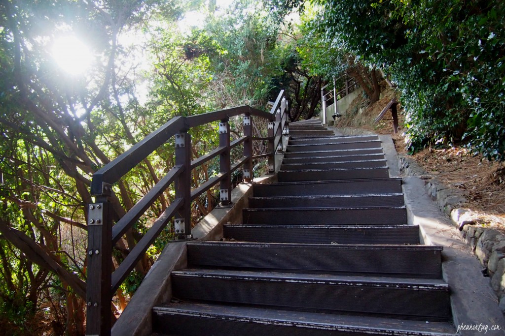 taejongdae park staircase to lighthouse 